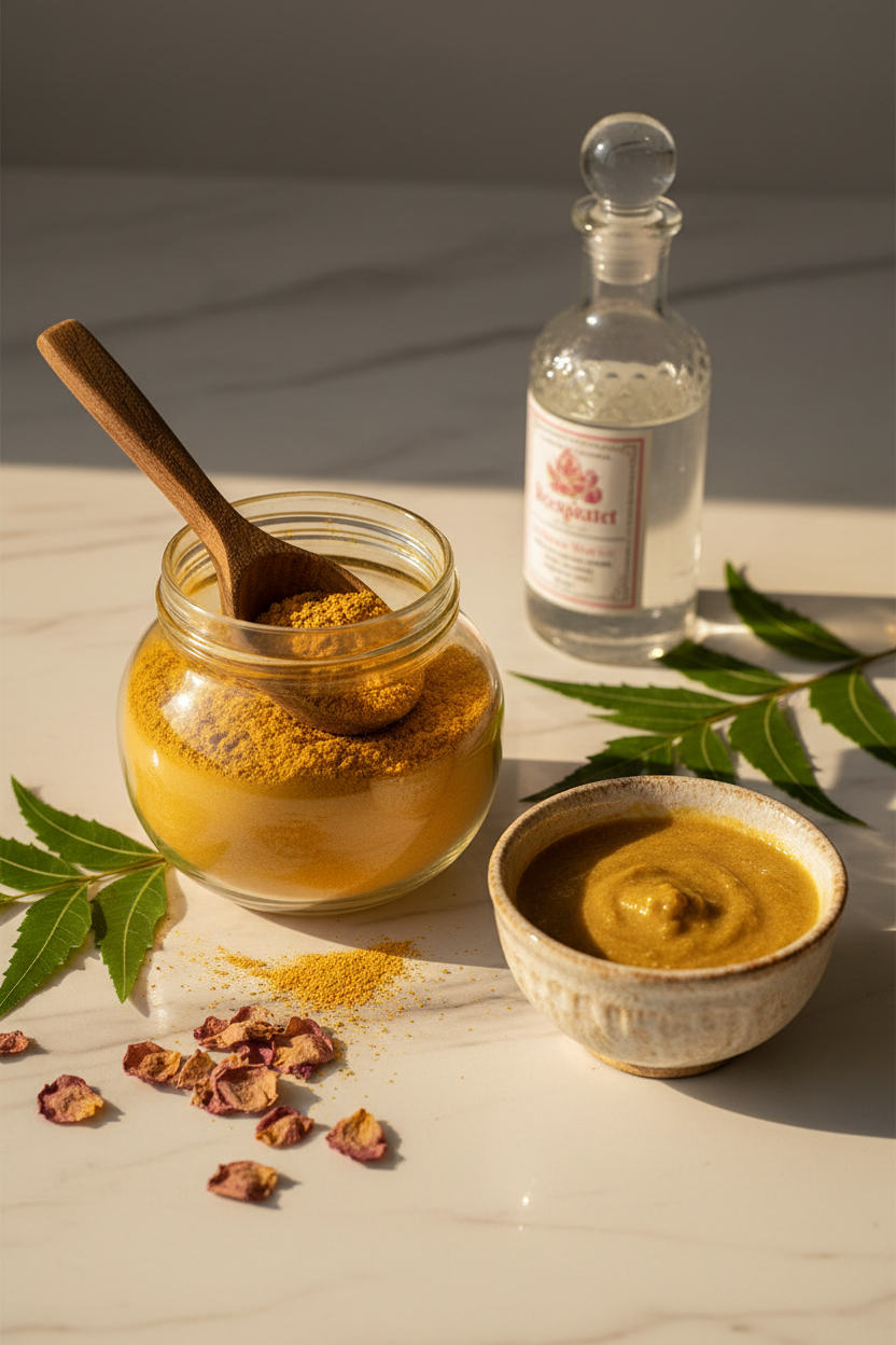 Brightening Herbal Powder Face Mask